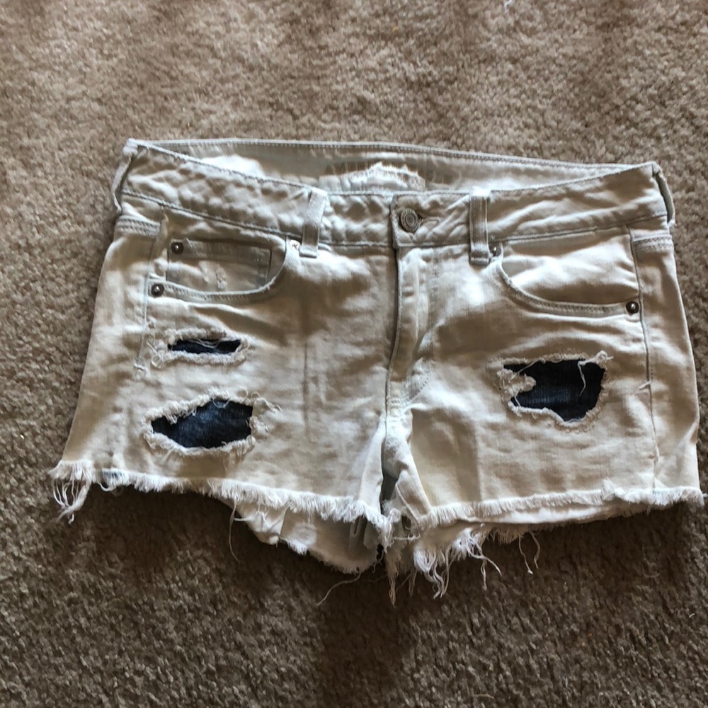 Denim shorts